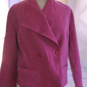 Oska Pink Double-Breasted 100% Virgin Wool